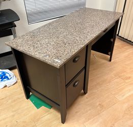 Marble top office desk for sale!