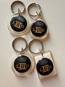 Ford LTD Keychains Set of 4