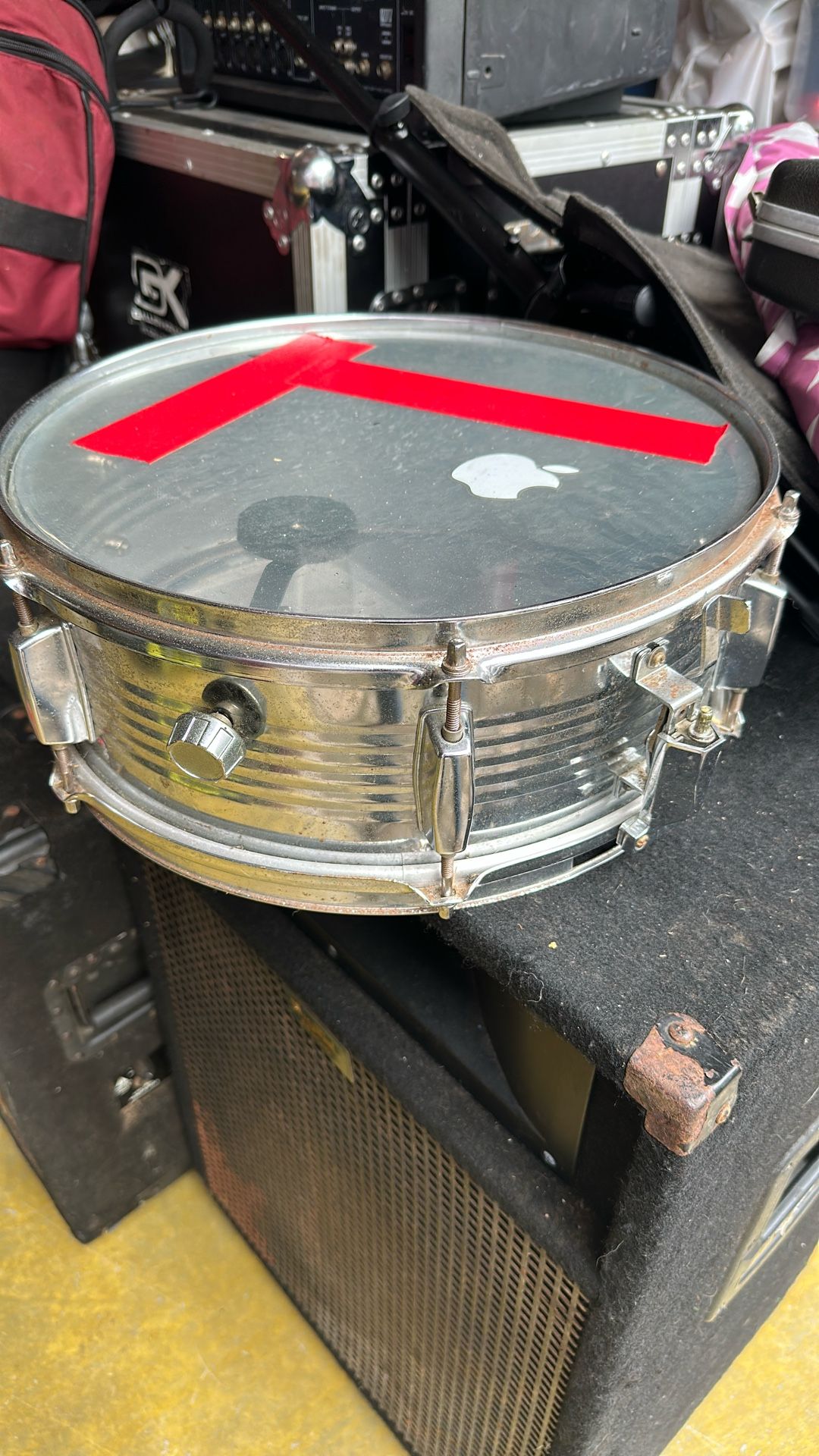 Steel snare drum