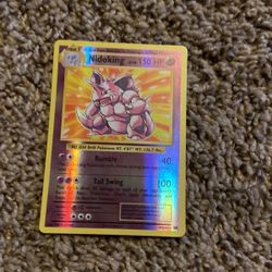 Old Rare Nidoking Card