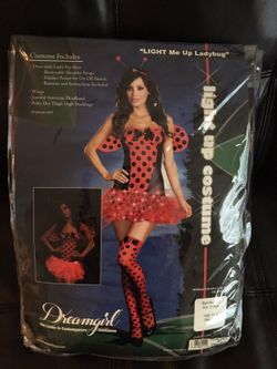 Halloween 👻 Women or Teen Light Up Ladybug Costume
