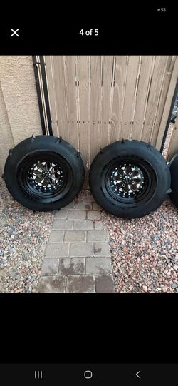 Can am x3 aluminum wheels and sand tires