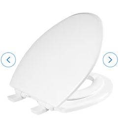 Bemis NextStep2 White Elongated Soft Close Toilet Seat