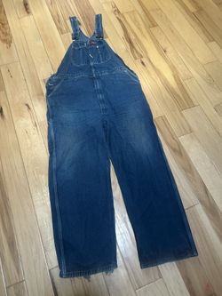 Dickies Blue Jean Denim Bib Work Overalls 42 x 30 Mexico