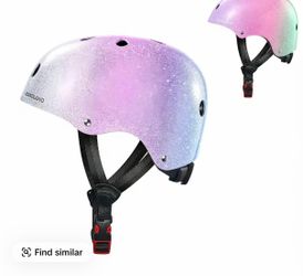 Odoland Kids Bike Helmet, Boys and Girls Sparkling Bicycle Helmet