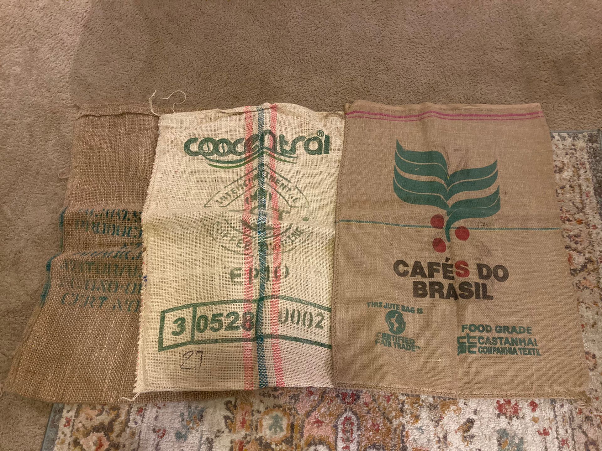 Coffee Burlap Bags (Colombia & Brazil)