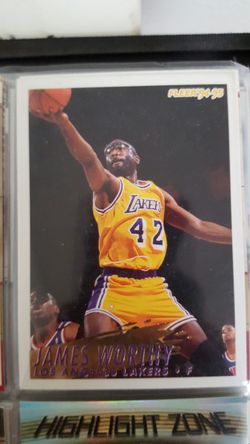 James worthy basketball card.