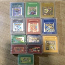 Pokemon For Gameboy And Gameboy Advance- $200