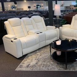 Brand New Living Room Set Reclining Power Free Delivery 