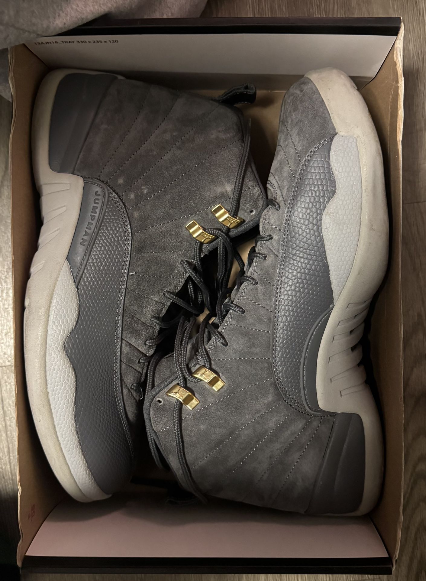 Jordan 12 Dark Gray Sz 11.5