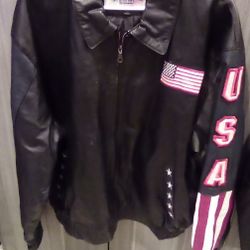 Men's Leather Motorcycle Jacket