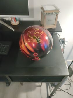 Rhino bowling ball