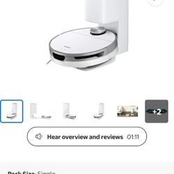 SAMSUNG Jet Bot+ Robot Vacuum Cleaner with Clean Station, Automatic Emptying, 5-Layer Filtering, LIDAR Technology, Self-Emptying, Smart Mapping, Wi-Fi