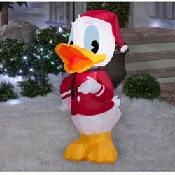 3.5' Christmas LED Inflatable Disney Donald Duck