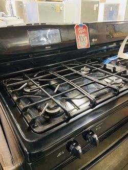 Kenmore Gas Stove Black