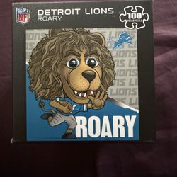 NFL Detroit lions roary puzzle
