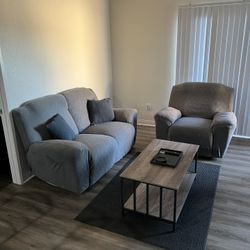 Recliner Couch And Armchair