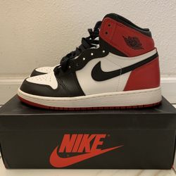 Jordan 1 2016 Black Toe Size 5Y 