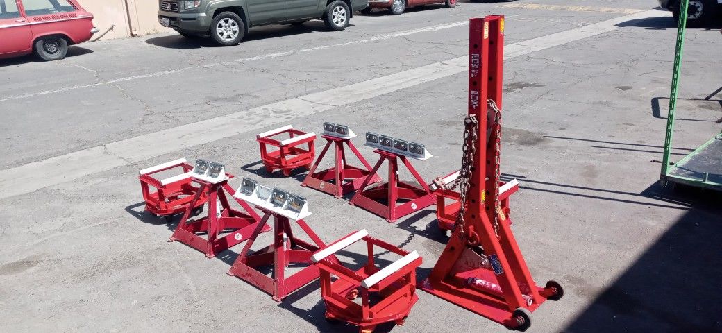 Kansas Jack Blackhawk 10 Ton Frame Machine Pulling Tower And Clamps Hydraulic Pump And More