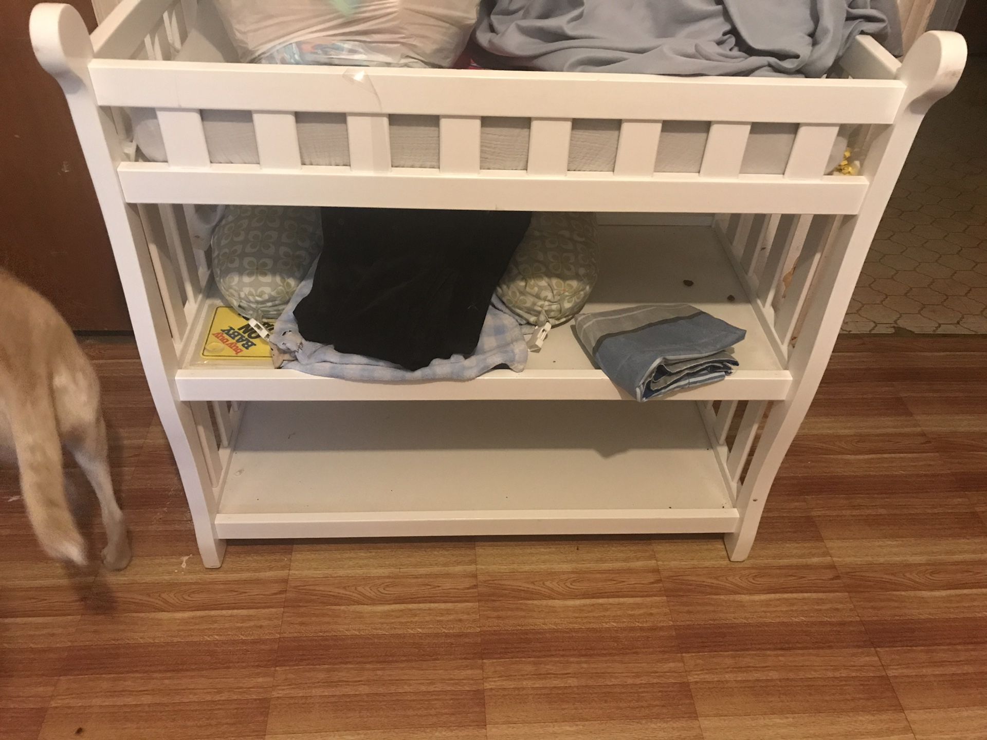 IKEA changing table with pad