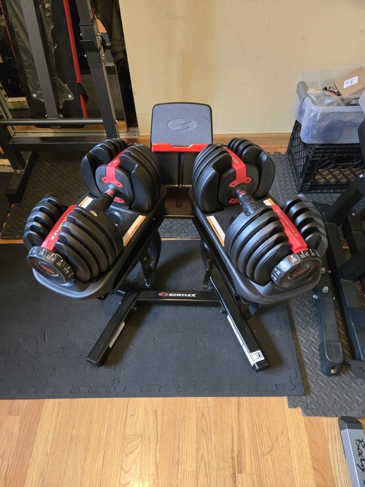 Powerblocks 552 Adjustable Dumbbells 5lb Thru 52lb