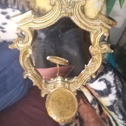 Candle Holder With Mirror /Wall Ornament