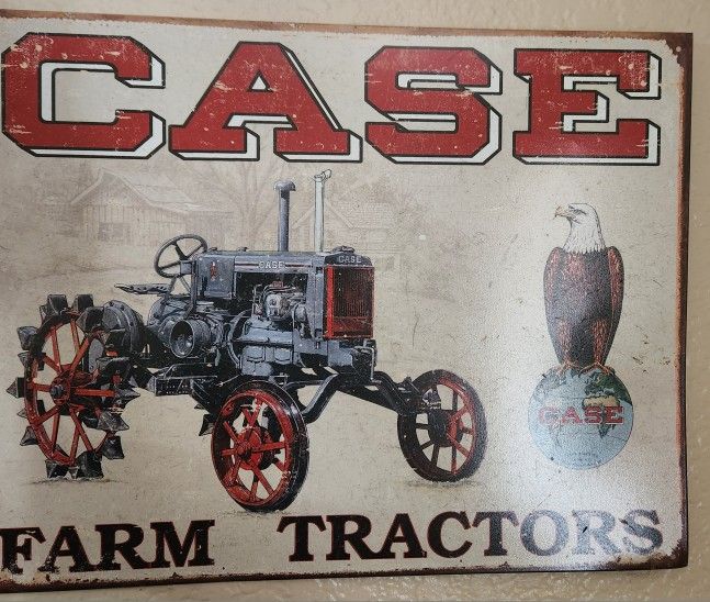 Case Tractor Sign