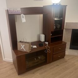     FREE.  Wood TV cabinet