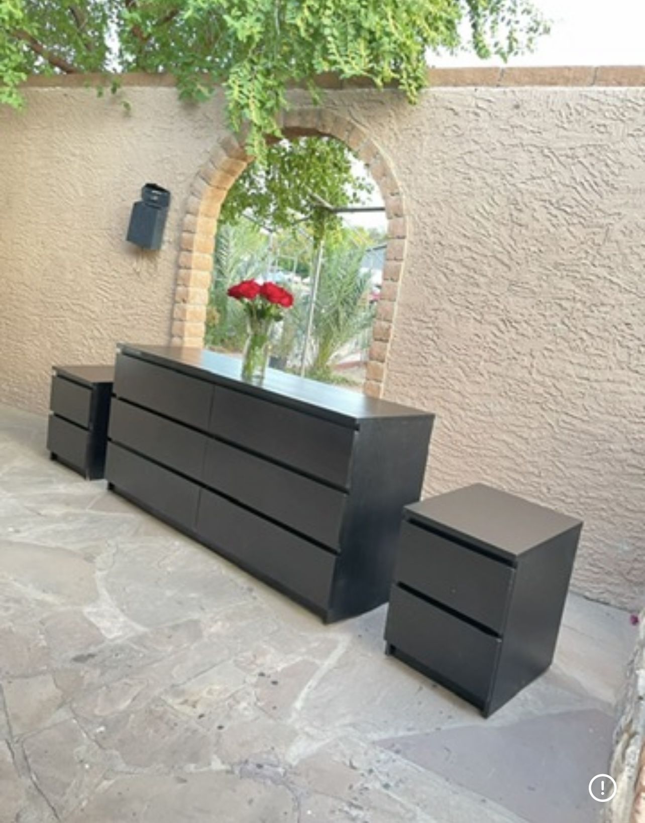 IKEA Dresser + Nightstands Set