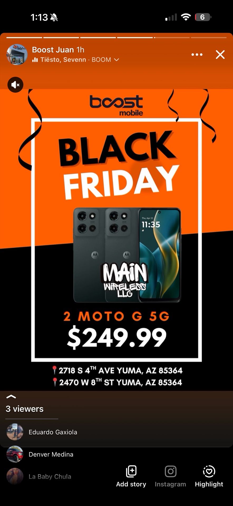 Black Friday- 2 Moto G 2025 For Only $249.99