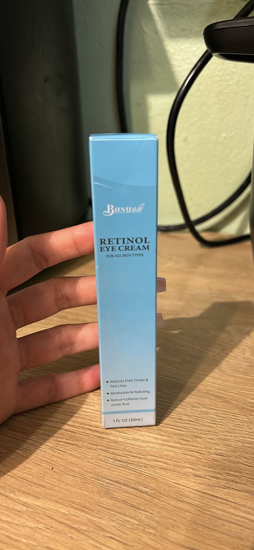Eye cream. Retinol