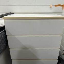 white dresser