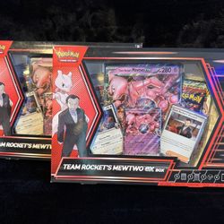 Team Rocket's Mewtwo ex Box x2 $35 ea.
