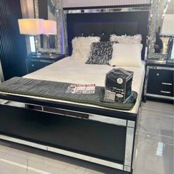 New 4pc Bedroom Set In Box 📦 FREE Mattress No Credit Needed $39 Down With Finance 