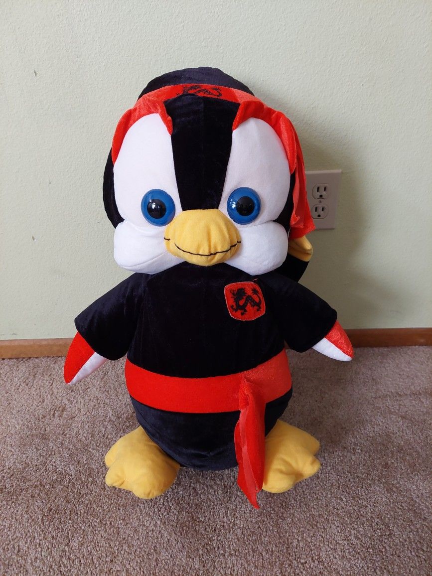 2ft Tall Ninja Penguin Stuffed Animal Kid's Toys