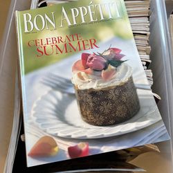 Collection of Bon Appetit Magazines - 120+ Glossy, Clean