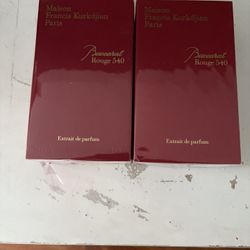 Baccarat Rouge 540’s ( Send Best Offer )