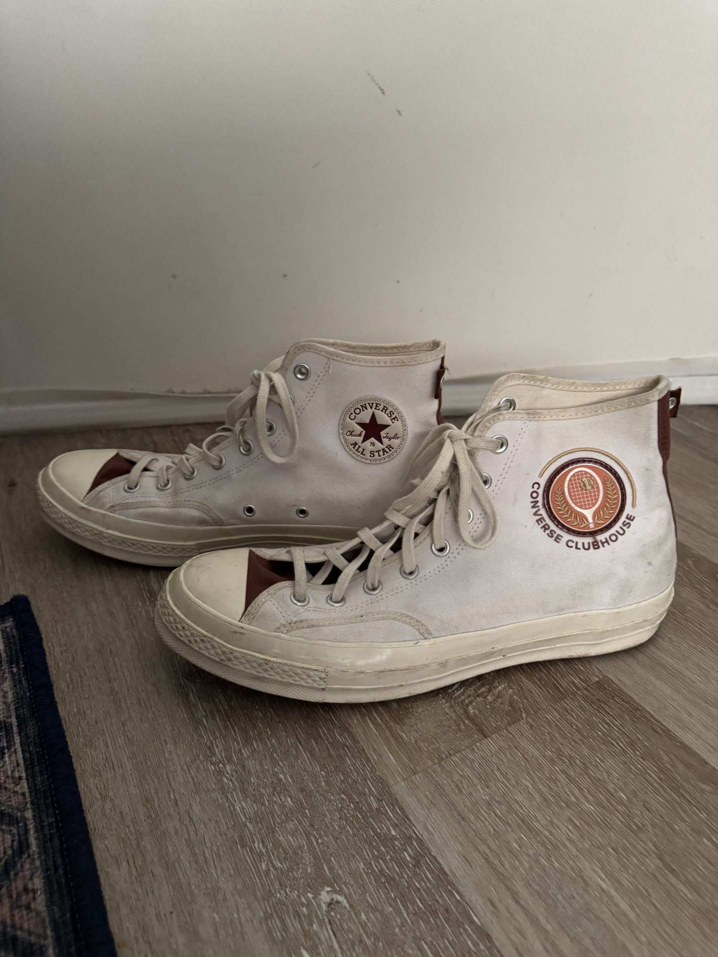 Converse Chuck Taylor All Star Pro Mid Mens Shoes White A05681C Size 11.5