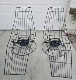 $500 HOMECREST VINTAGE SWIVEL AND ROCKING BIG CHAIRS