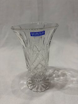 Vintage Waterford Marquis Crystal "Glendale" 6 in. Pedestal Flower Vase