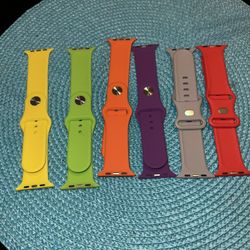 Apple Watch Silicone Bands ($5 Each Or $4 If you buy more Than 2)