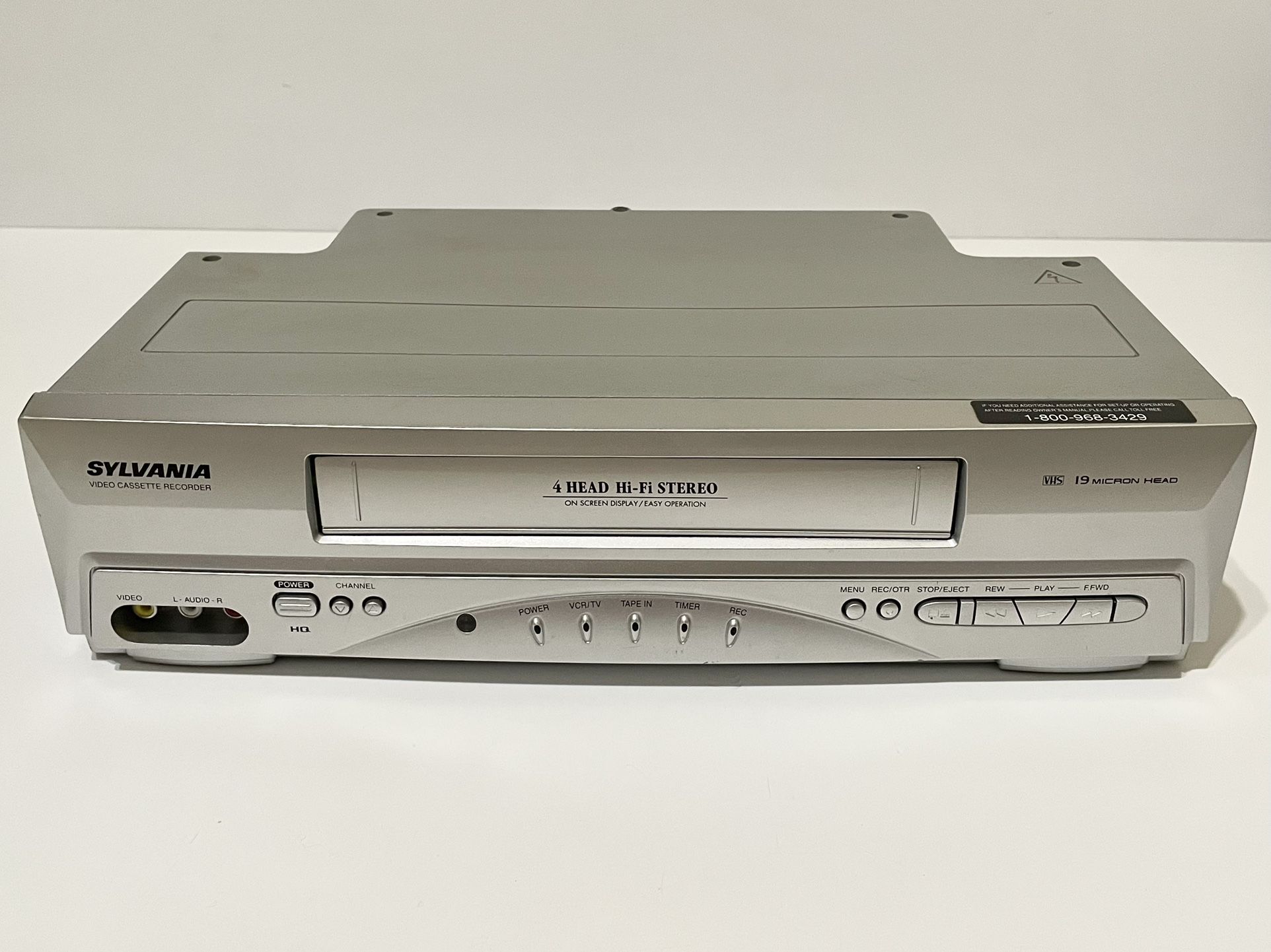 Sylvania 6260VF 4 Head HI-FI Stereo VHS/ VCR Player Video Cassette Recorder