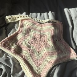 Handmade crochet star tote bag—PICKUP ONLY