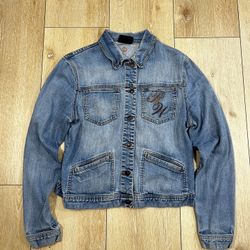 Rocawear vintage blue denim jacket 