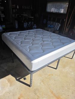 King size mattress and frame