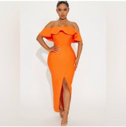 Medium orange dress