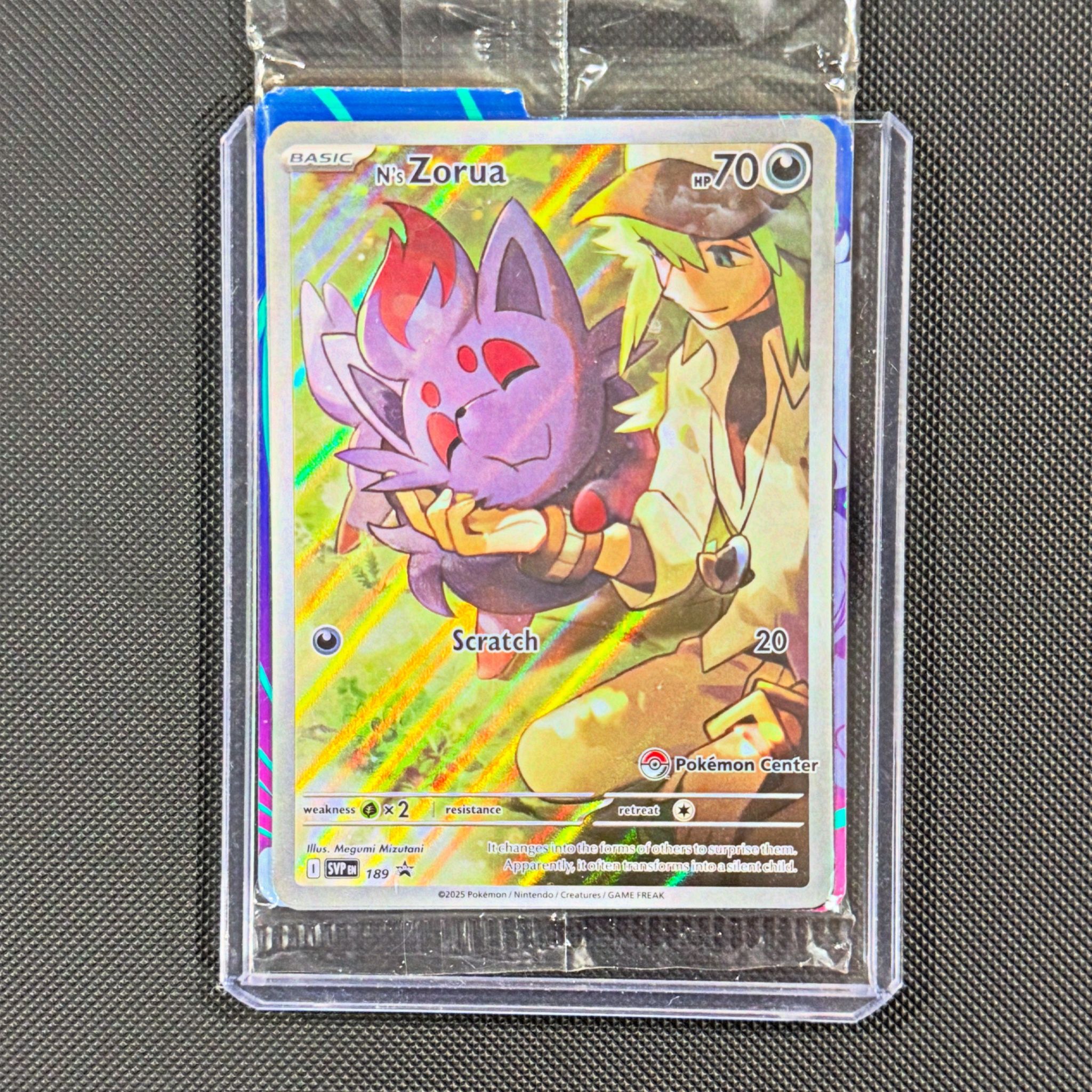 Pokemon Center Etb Promo N’s Zorua