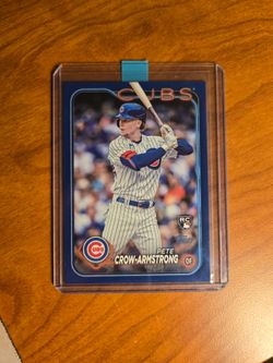 Pete Crow Armstrong Rookie Royal Blue (Mint Condition) Topps Series 2