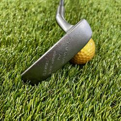Fringe Putter Blade Putter Golf Club Steel Shaft Steel Head 35" Silver