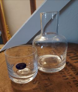 Vintage bedside water carafe